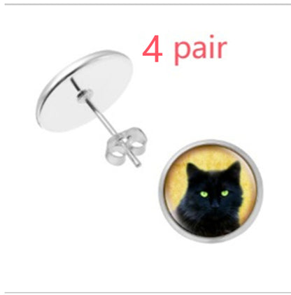 Personalised Pet Photo Stud Earrings