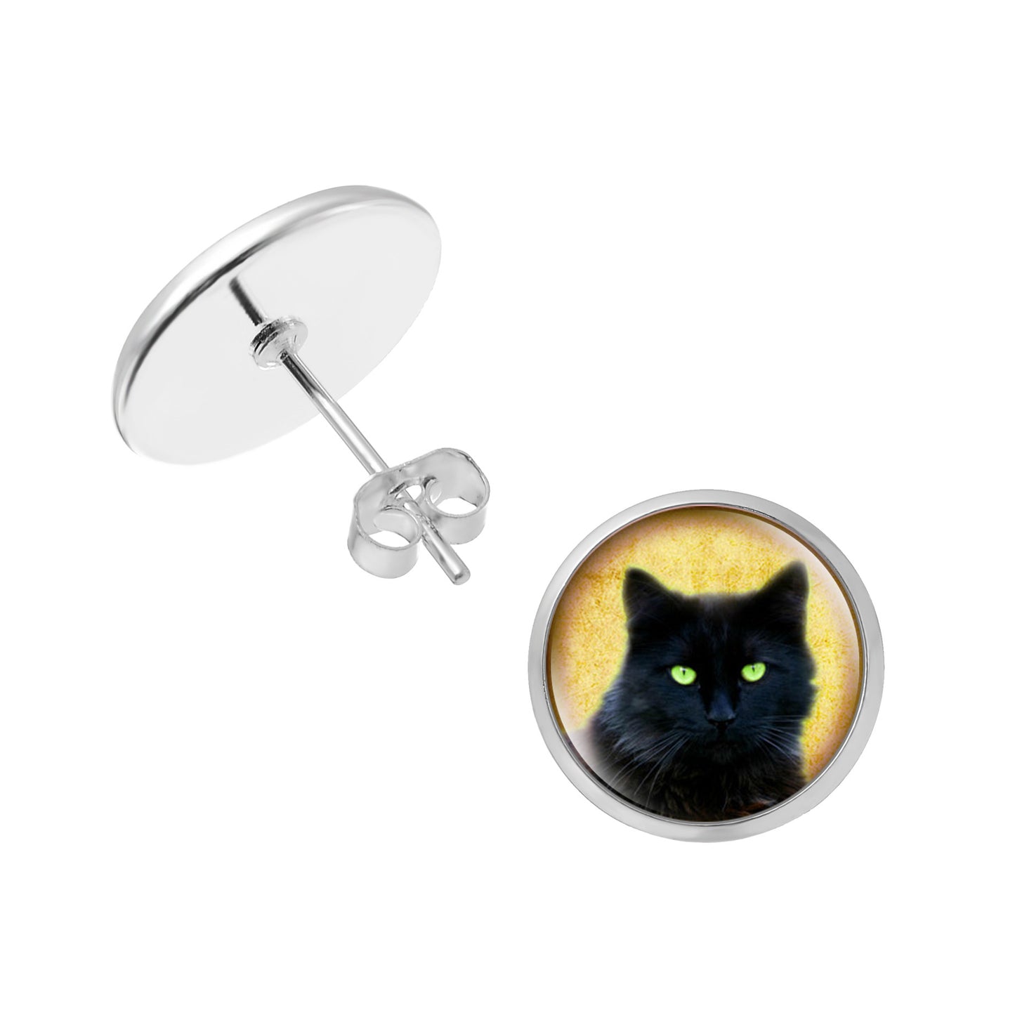 Personalised Pet Photo Stud Earrings