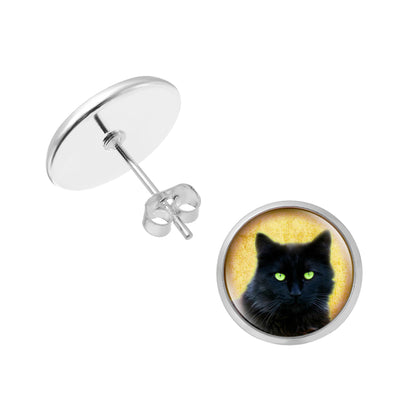 Personalised Pet Photo Stud Earrings