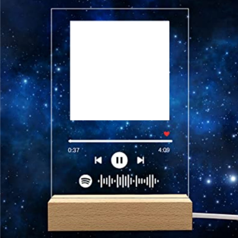 Customizable Photo Music Album Cover Frame